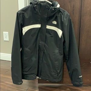 Black womens the north face winter jacket